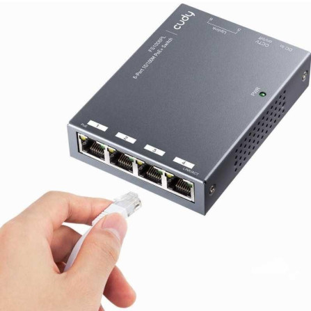 Switch PoE Cudy FS1006PL – Alimenta y conecta tus dispositivos con facilidad