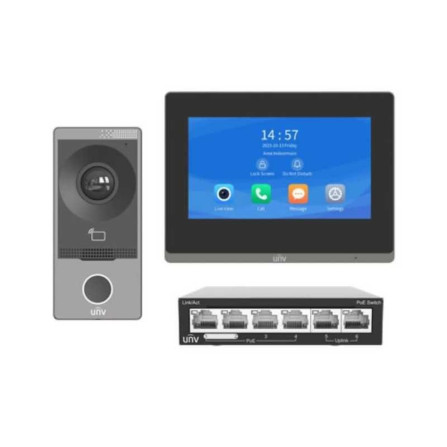 Kit de Videovigilancia Uniview KIT/201S/372S/NSW2020 – Seguridad completa lista para usar