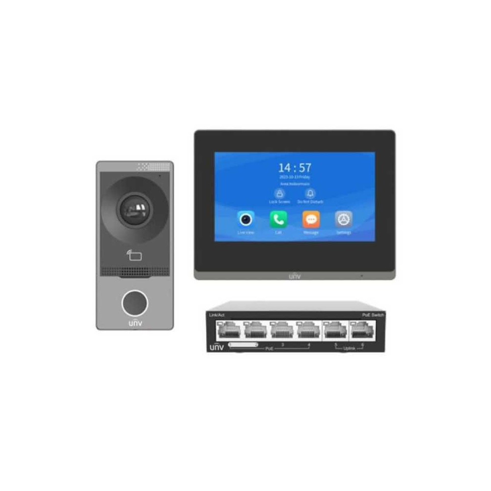 Kit de Videovigilancia Uniview KIT/201S/372S/NSW2020 – Seguridad completa lista para usar