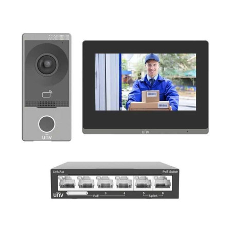 Kit de Videovigilancia Uniview KIT/201S/372S/NSW2020 – Seguridad completa lista para usar