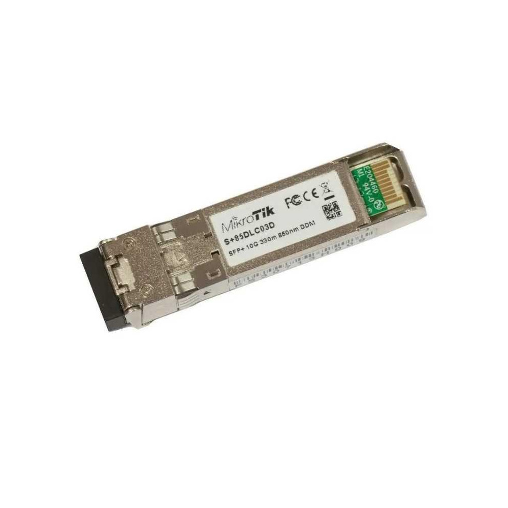 Módulo SFP+ MikroTik S+85DLC03D – Conexión óptica 10 Gbps confiable y económica