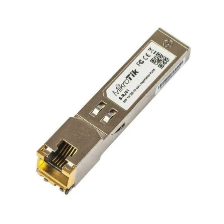 Módulo SFP MikroTik S-RJ01 – Conexión Gigabit Ethernet sencilla y práctica