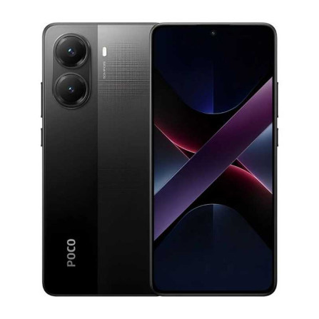 XIAOMI POCO X7 6,67" AMOLED 1.5K 120Hz 3D CURVO RAM 8GB 256GB ALM CAM. 50MP/FRONT 20MP BAT. 5110 mAh 45W ANDROID 14 IP68 NEGRO G